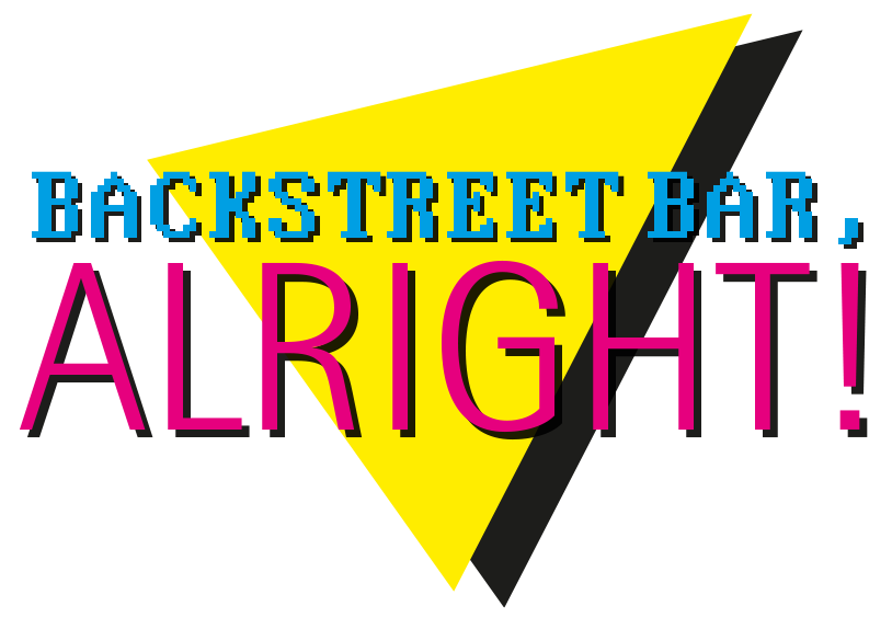 Logo der Backstreet Bar, Alright!